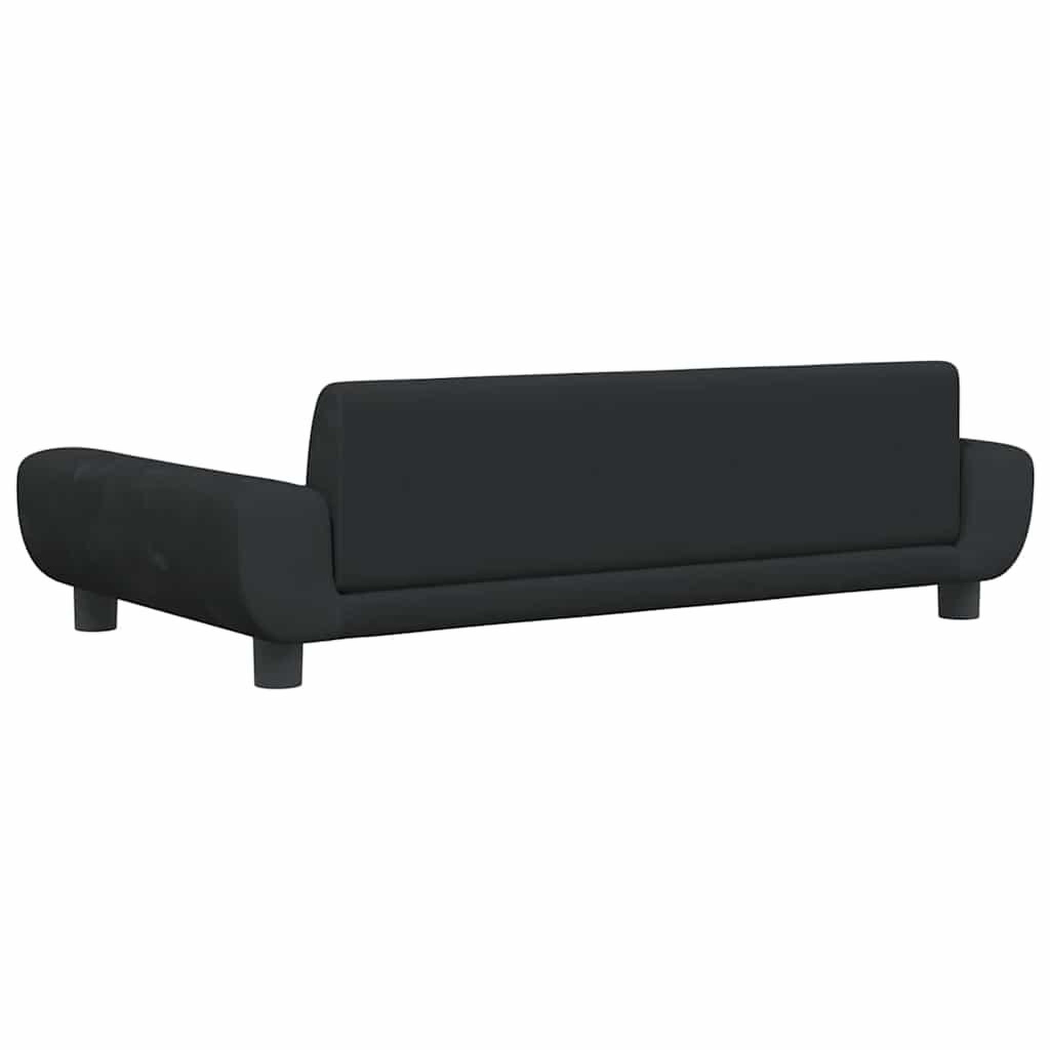 Voir la diapositive 5 : VIDAXL Lit pour chien noir 100x54x33 cm velours