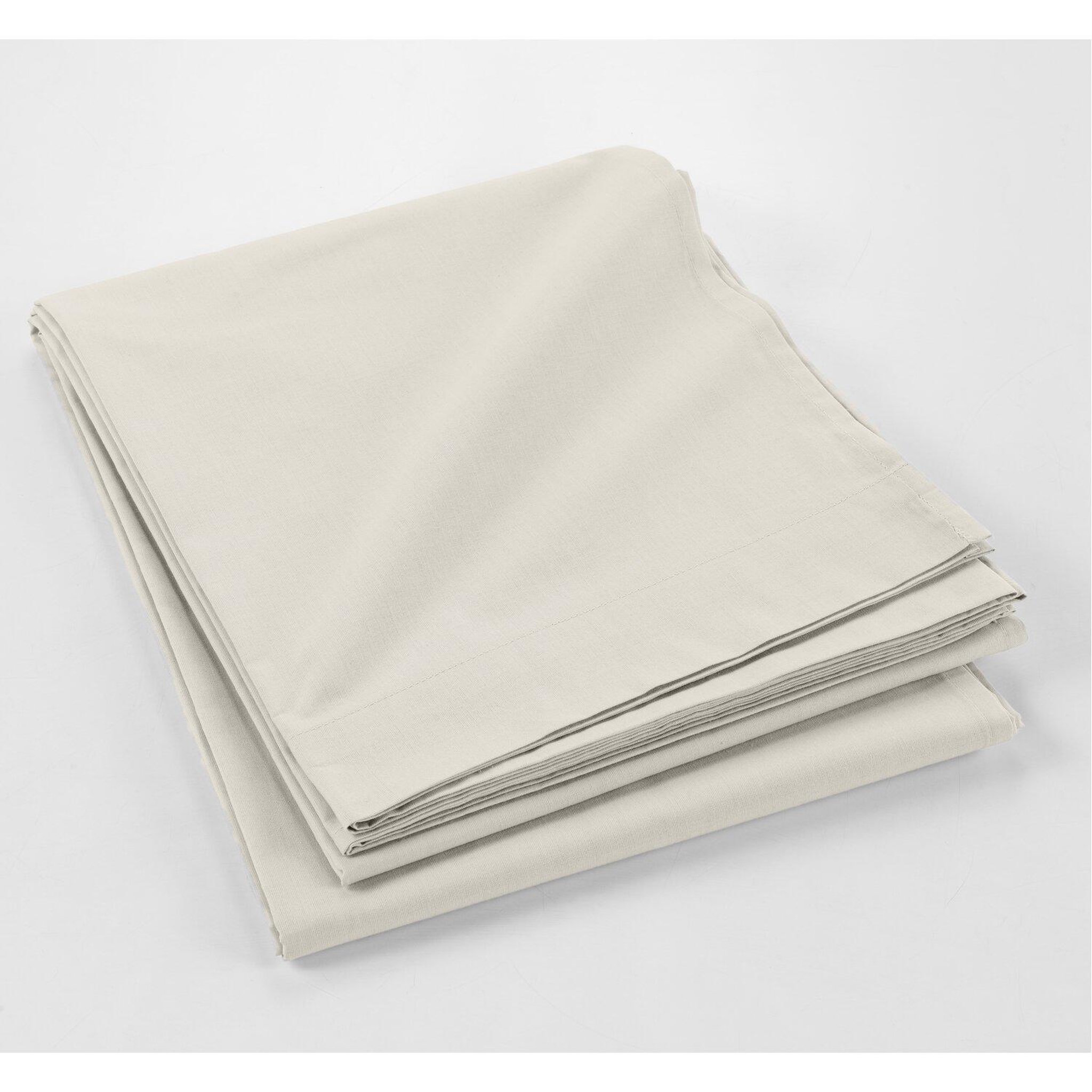 ATELIER DU COTON Drap plat 100%coton 57fils/cm2. Coloris disponibles : Violet