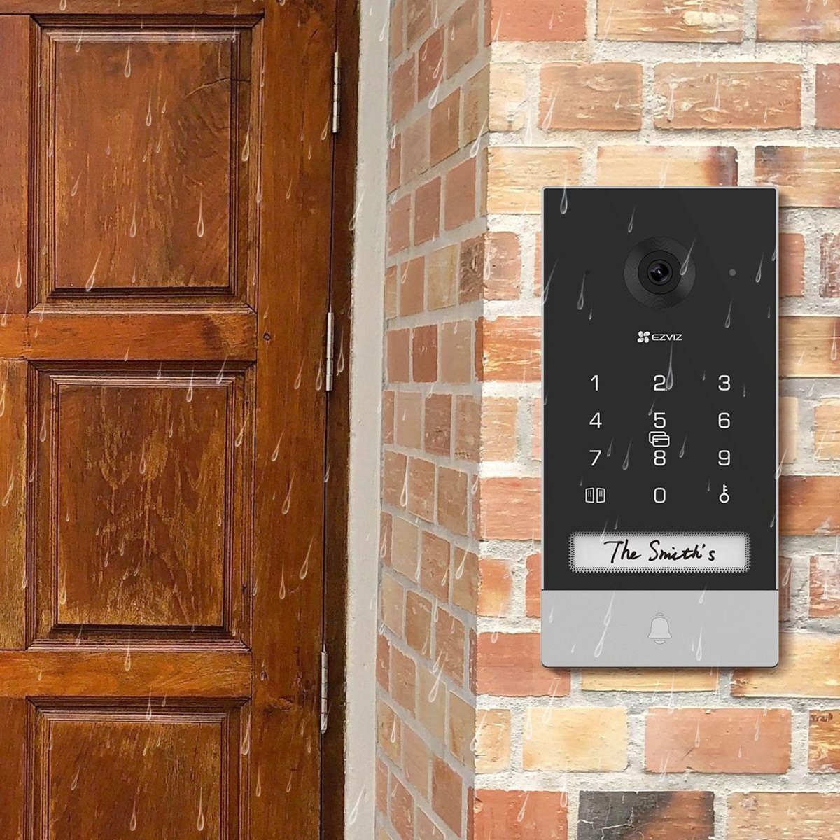 EZVIZ Visiophone EP7-2K/Connecté ss fil+ panneau solaire