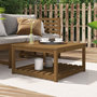 Voir la diapositive 1 : VIDAXL Table de jardin marron miel 82,5x82,5x45 cm bois massif de pin