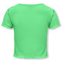 Voir la diapositive 2 : Only T-shirt Vert Fille Only Kids Ognella