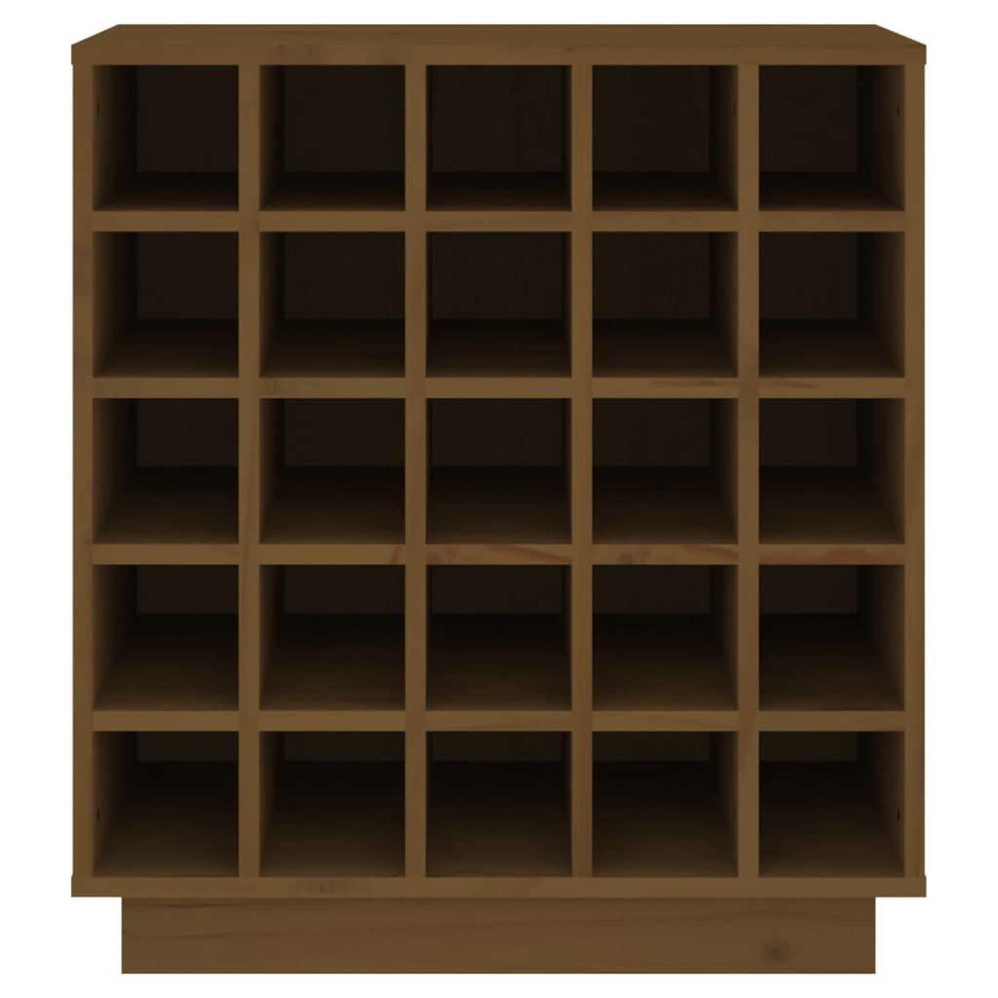 Voir la diapositive 5 : VIDAXL Armoire a vin Marron miel 55,5x34x61 cm Bois de pin massif