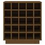 Voir la diapositive 5 : VIDAXL Armoire a vin Marron miel 55,5x34x61 cm Bois de pin massif