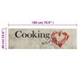 Voir la diapositive 5 : VIDAXL Tapis de cuisine lavable imprime de piment Cooking 60x180 cm