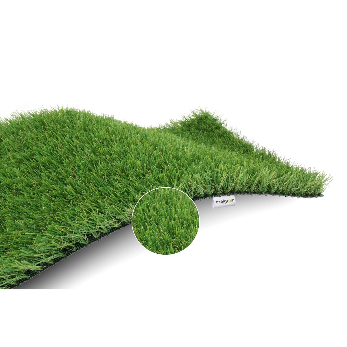 EXELGREEN Gazon synthétique Garden 1m x 3m épaisseur 30 mm 