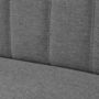 Voir la diapositive 3 : VIDAXL Canape 117 x 55,5 x 77 cm Tissu Gris clair