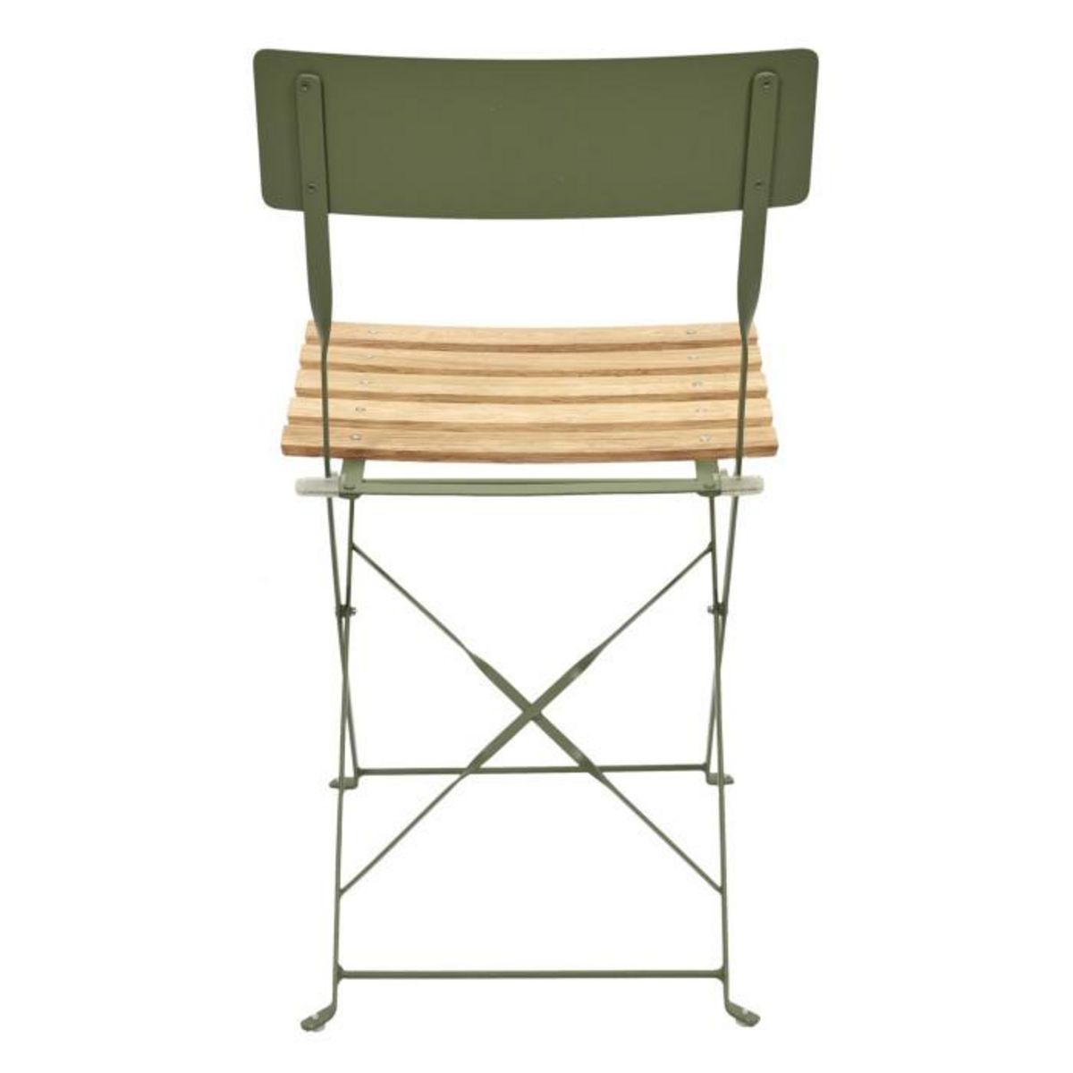 Paris Prix Lot de 2 Chaises Pliantes  Bella Vita  81cm Kaki