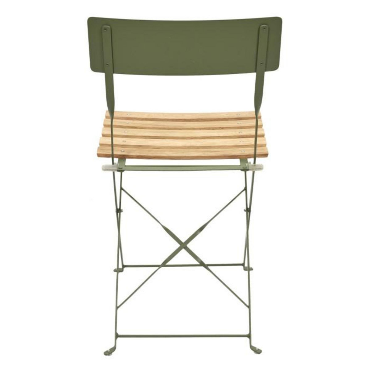 Paris Prix Lot de 2 Chaises Pliantes  Bella Vita  81cm Kaki