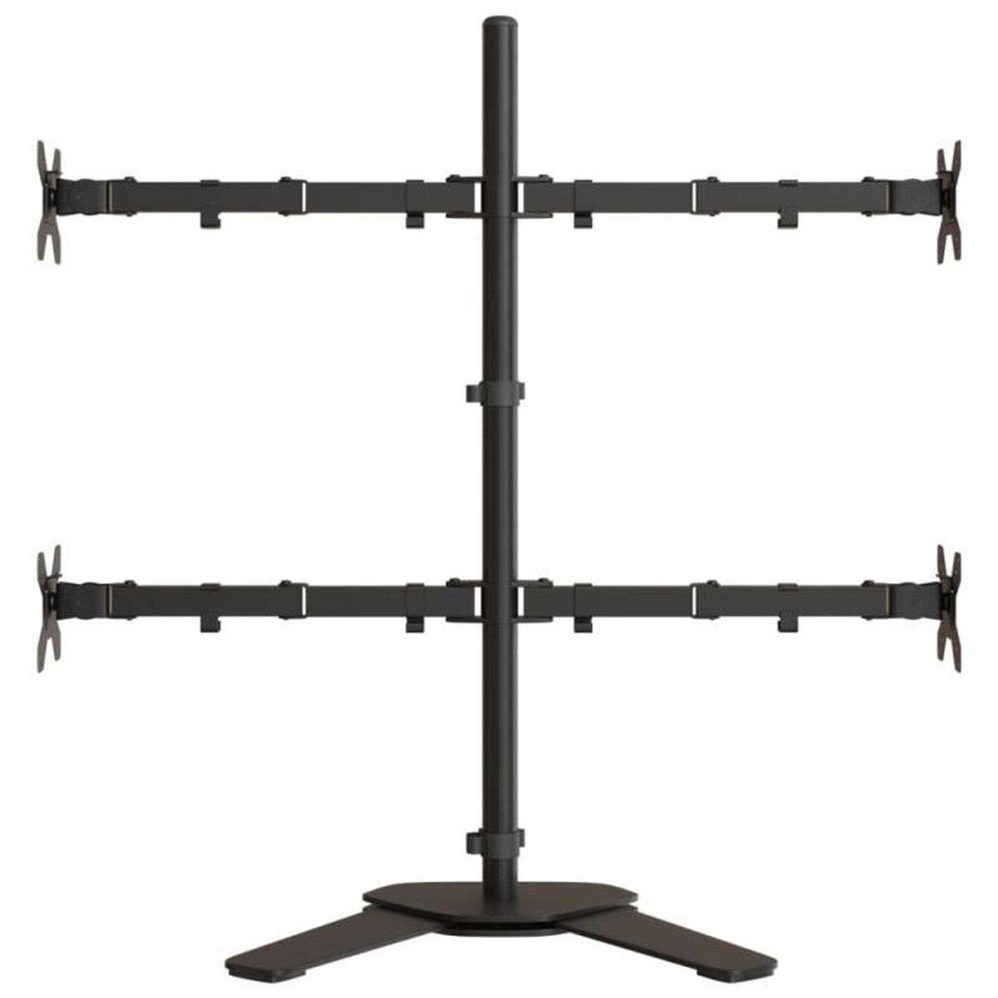 Voir la diapositive 4 : VIDAXL Support de moniteur noir acier VESA 75 100 mm