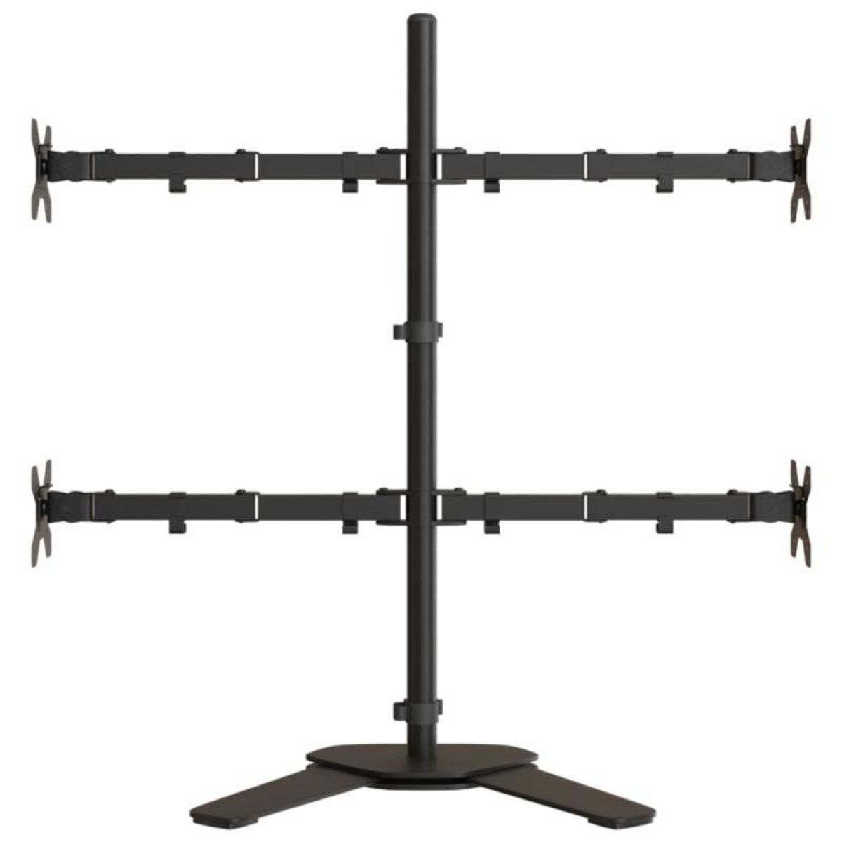 VIDAXL Support de moniteur noir acier VESA 75 100 mm