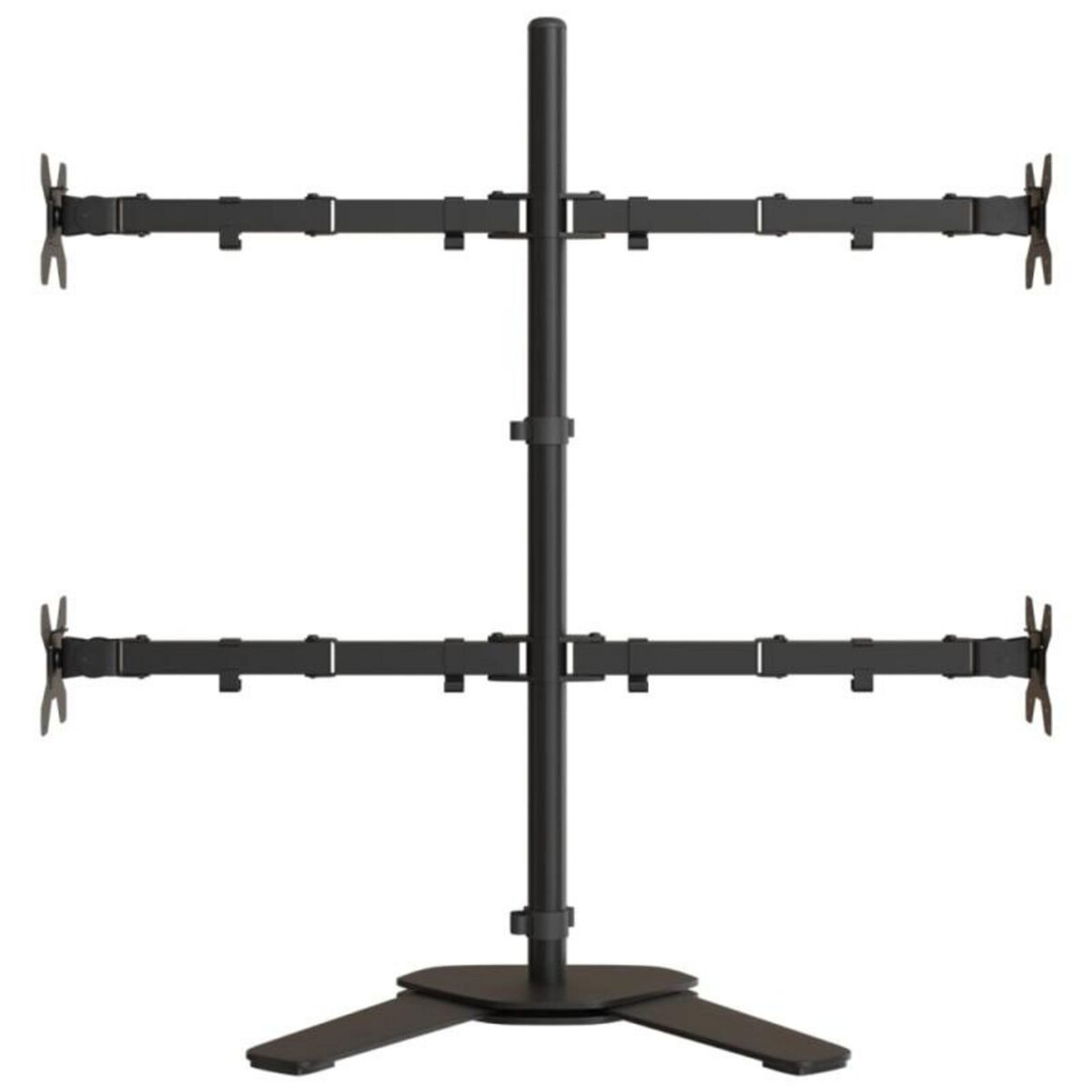 VIDAXL Support de moniteur noir acier VESA 75 100 mm