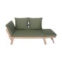 Voir la diapositive 6 : SWEEEK Banquette de jardin bois d'acacia 2/3 places JALANCE 155 / 200 x 72 x 74.5cm