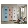 Voir la diapositive 2 : Vipack Combinaison D'armoires 3 Parties Casami Bruges bleu rose banc