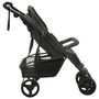 Voir la diapositive 4 : VIDAXL Poussette a deux places Anthracite Acier