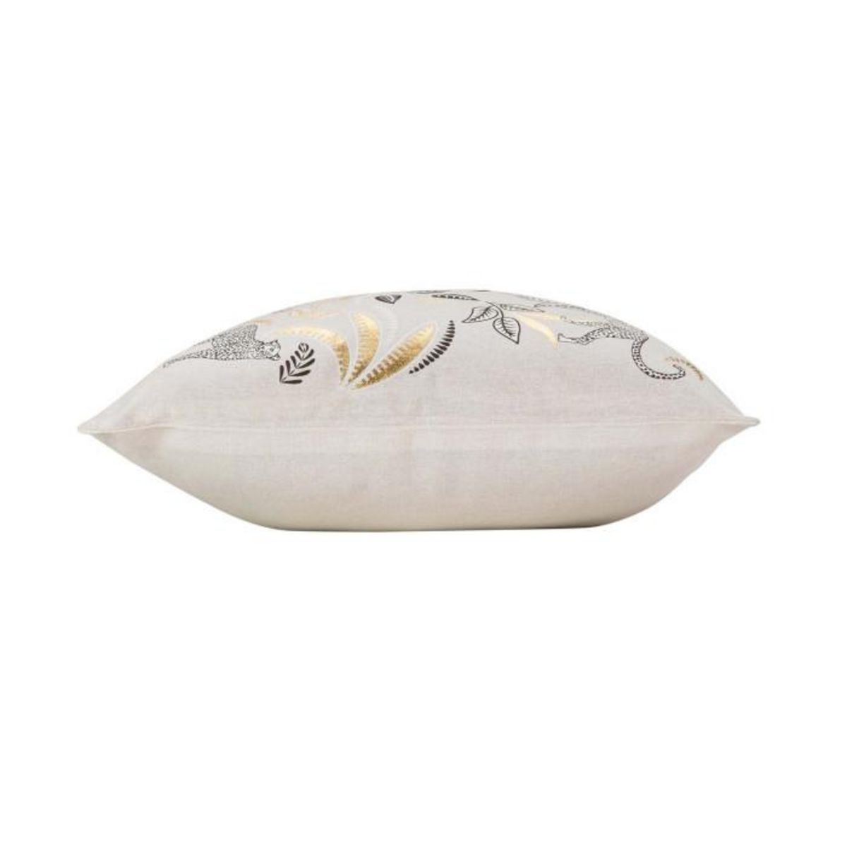 Paris Prix Housse de Coussin Imprimé  Malaga  40x40cm Naturel