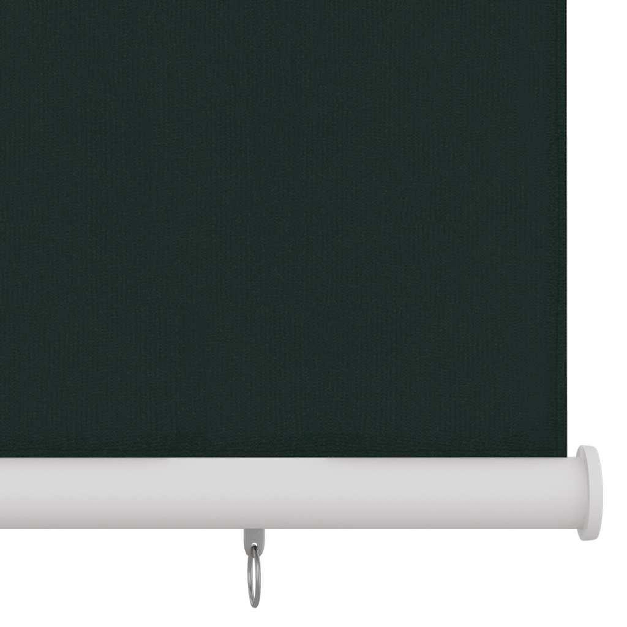 Voir la diapositive 4 : VIDAXL Store roulant d'exterieur 65 (l) x 230 (h) cm hdpe vert fonce