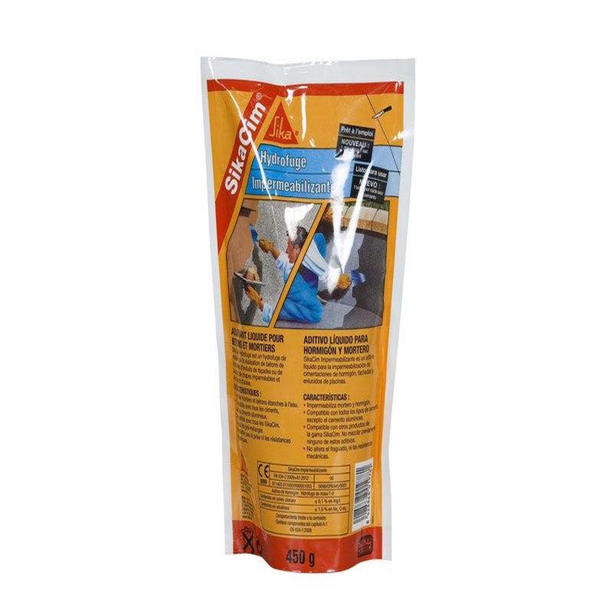 Sika Hydrofuge Pour Mortier Sikacim 0.5 L Blanc