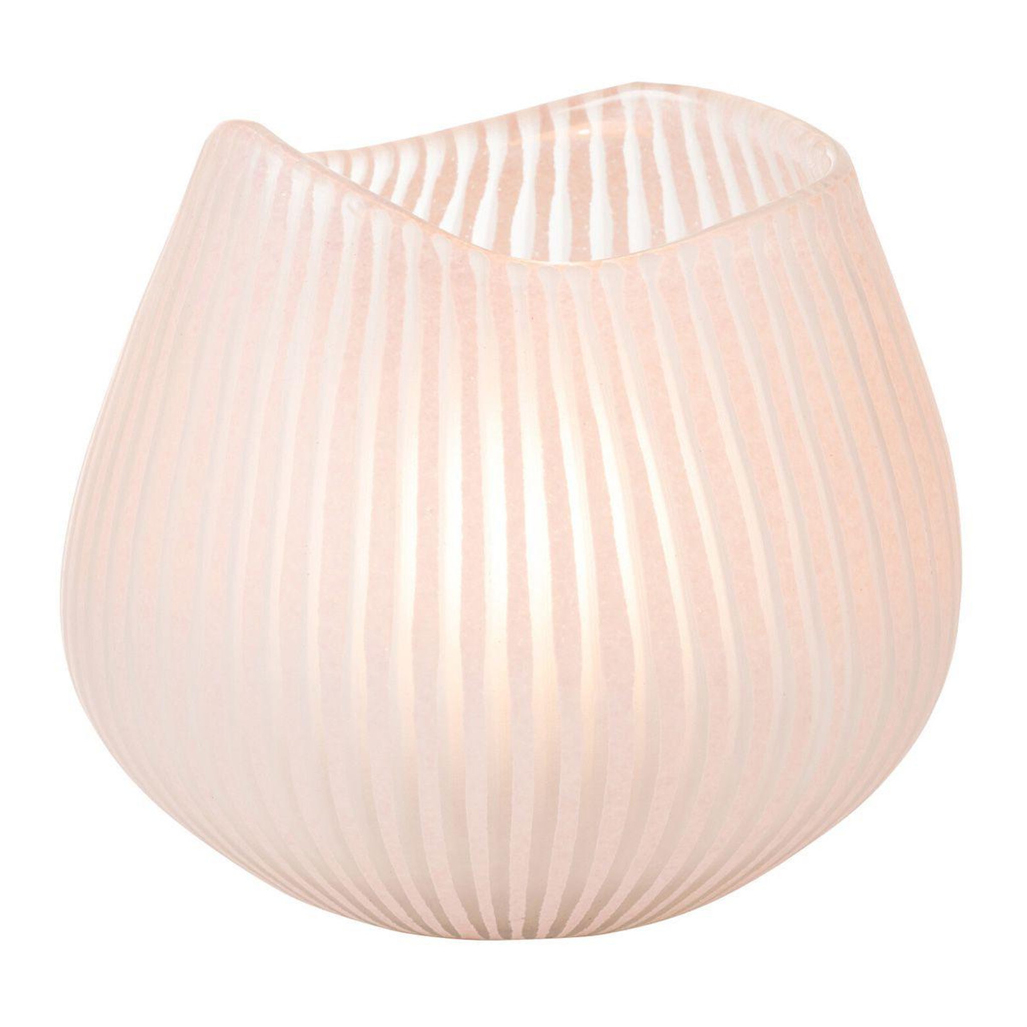 Voir la diapositive 2 : J-LINE Vase design ligne  octave  20cm rose