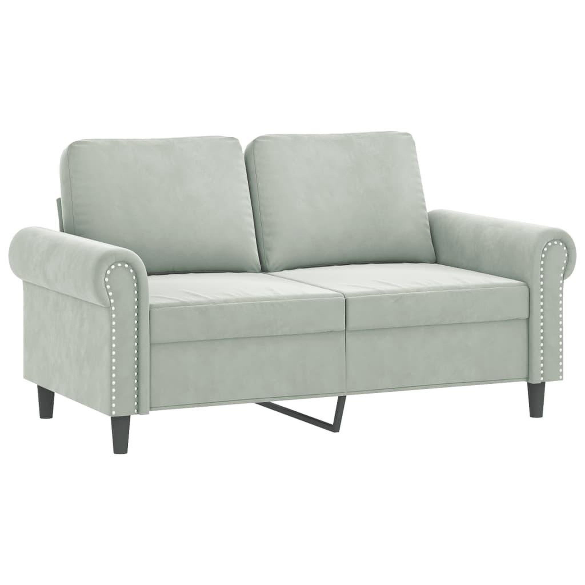 Voir la diapositive 4 : VIDAXL Ensemble de canapes 3 pcs avec coussins gris clair velours