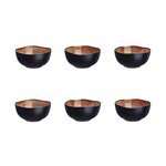 BJORN Bol IRIS Ø12cm - 6 pièces - Marron sauvage