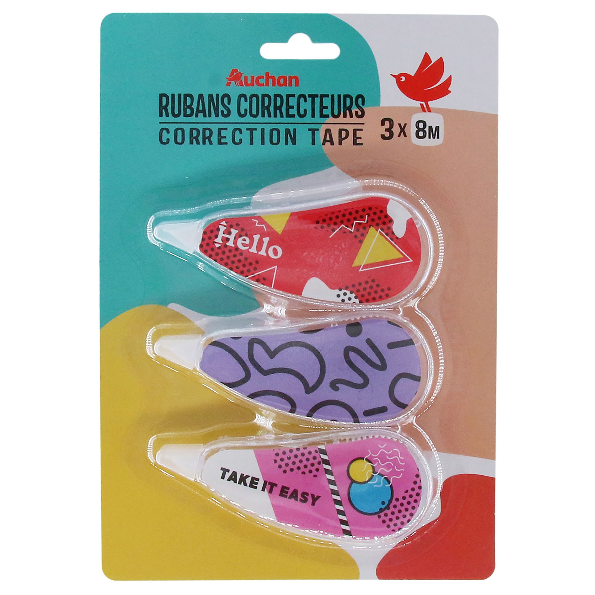 RNHDLY Lot De 6 Rouleaux Correcteurs Souris - Mini Rouleau - Bureau, Maison, école