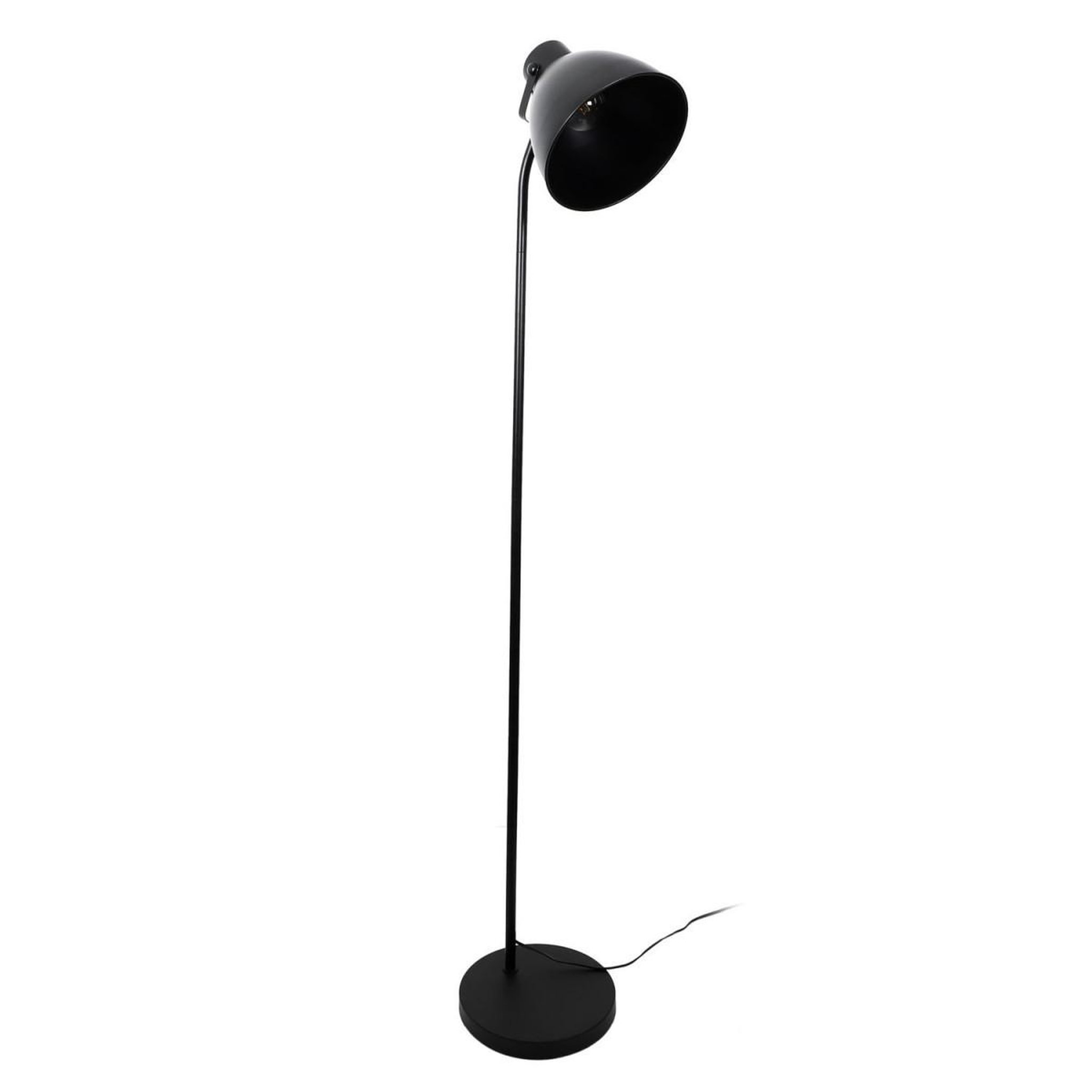 The Home Deco Factory Lampadaire Industriel en Métal  Dewitt  172cm Noir