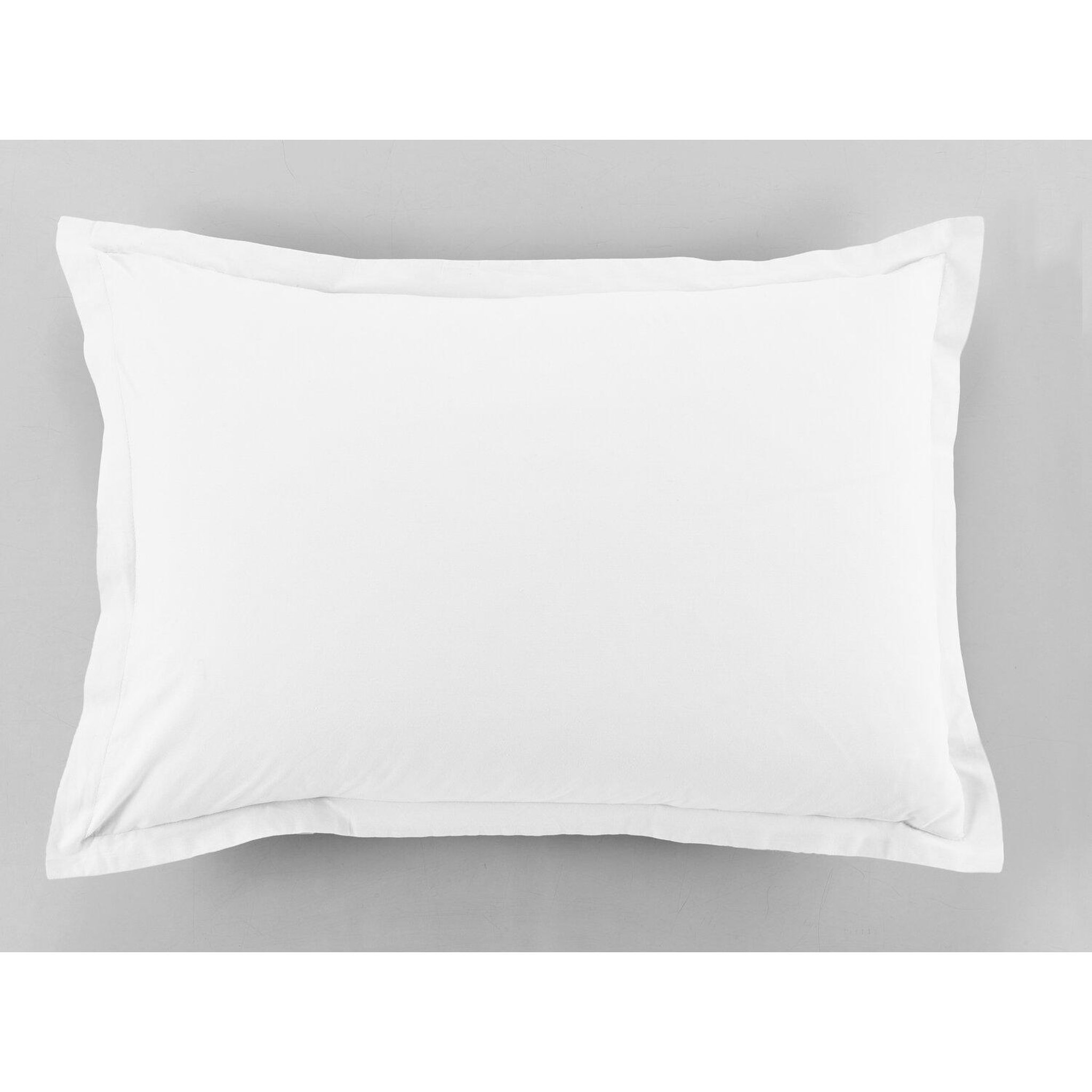Voir la diapositive 2 : Home collection Paire de taies d'oreiller 100% coton 57fils