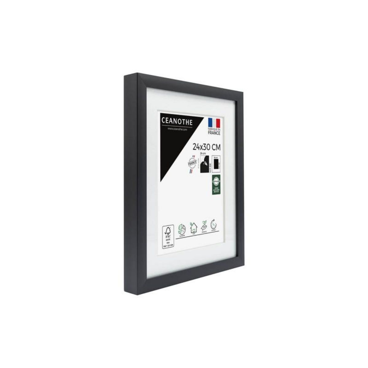 CEANOTHE Cadre Ceanothe CADRE 24X30 OUV 18X24 MILAN NOIR