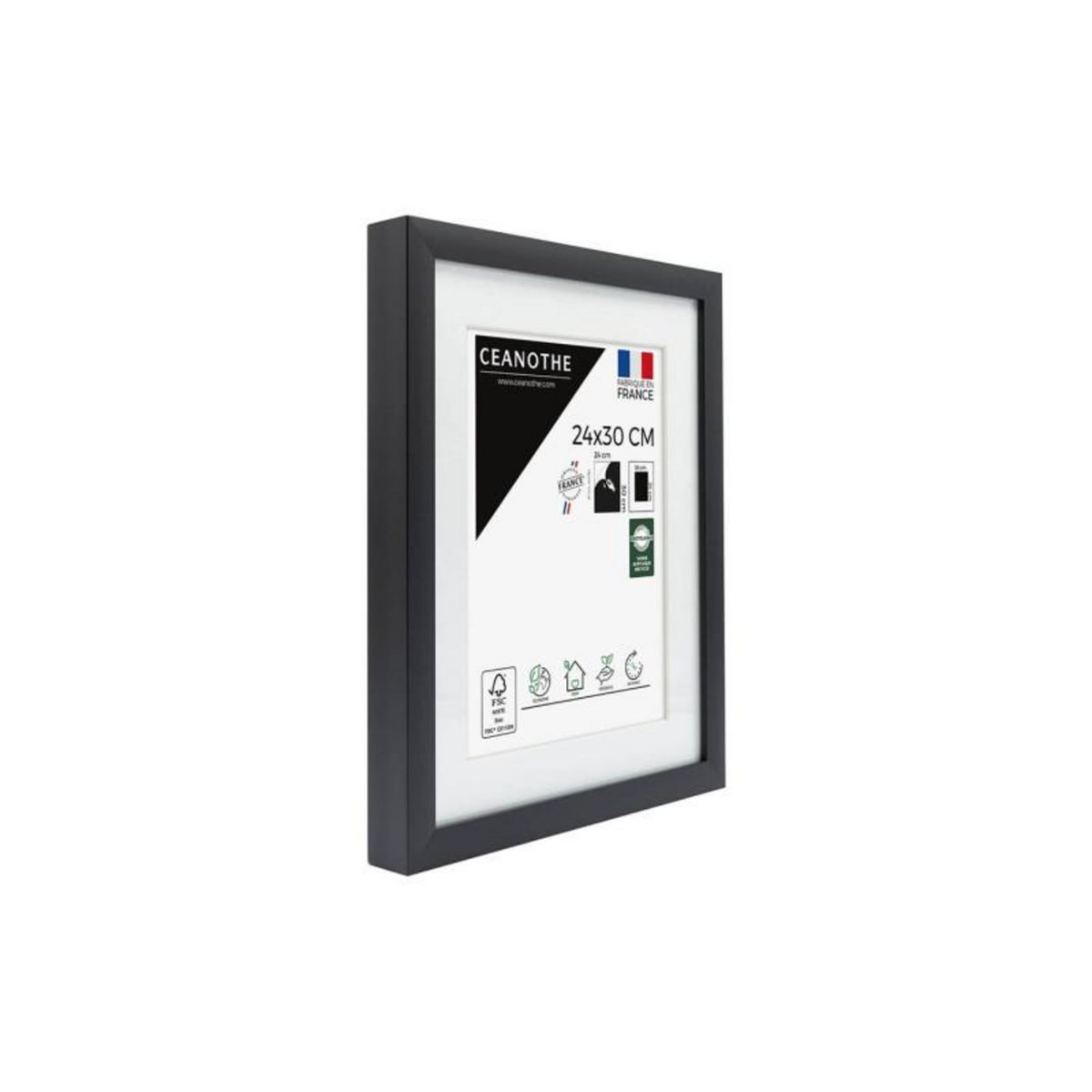 CEANOTHE Cadre Ceanothe CADRE 24X30 OUV 18X24 MILAN NOIR