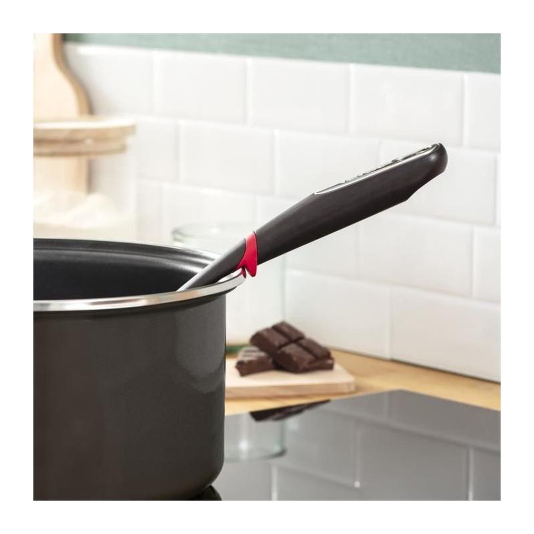 Voir la diapositive 4 : TEFAL TEFAL INGENIO Premium Spatule a crepe, Bague de sécurité silicone, Sans BPA, Bords fins, Compatible lave-vaisselle K2060914