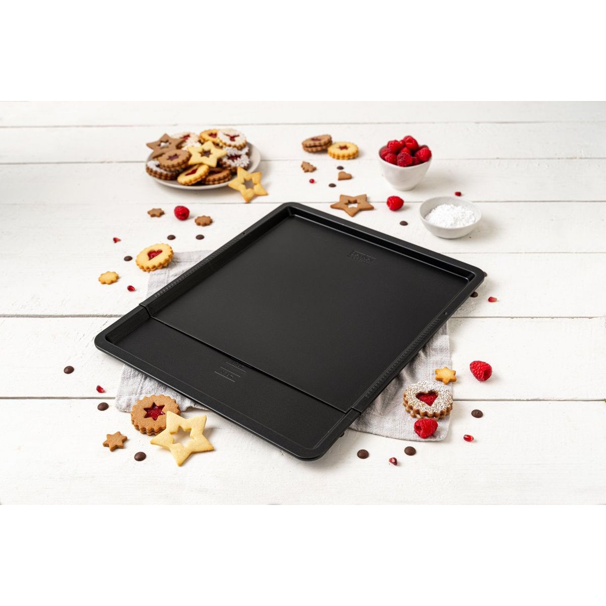ZENKER Plaque de cuisson four extensible de 37 à 52 cm Zenker Perfect Black +