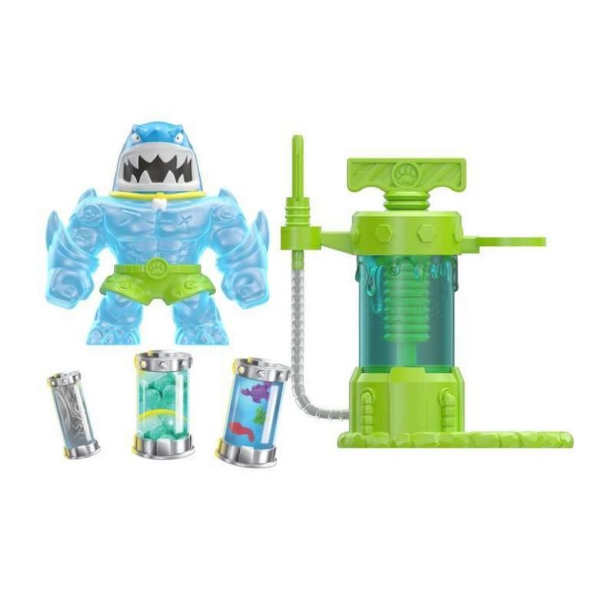 GENERIQUE Figurine Hero Creator Thrash 11cm - HERoeS OF GOO JIT ZU - Kit de création de texture personnalisée