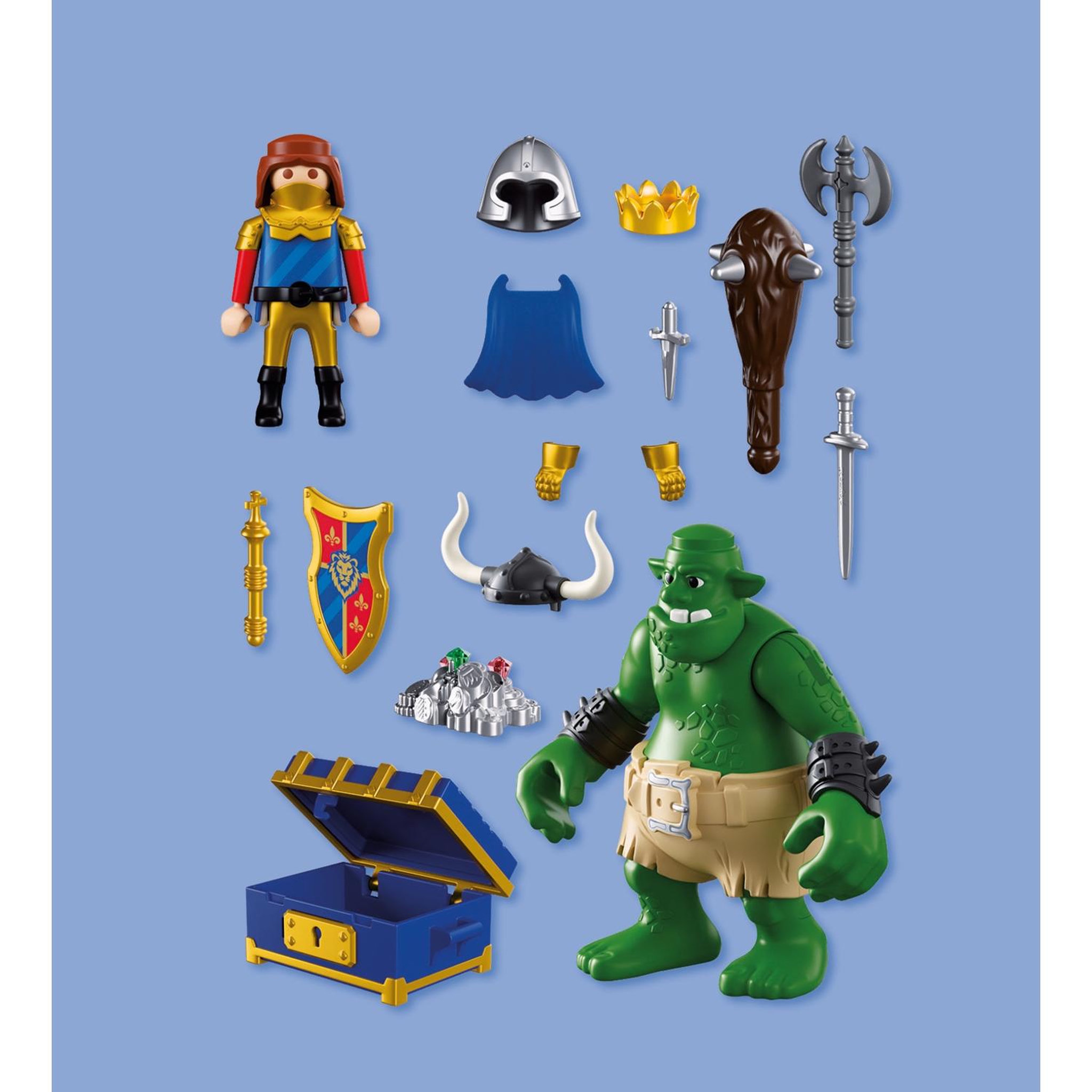 Voir la diapositive 3 : PLAYMOBIL Troll et le trésor des chevaliers du Lion
