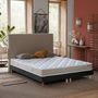 Voir la diapositive 2 : IDLITERIE Ensemble matelas 100% latex 3 zones PURE avec sommier - confort français