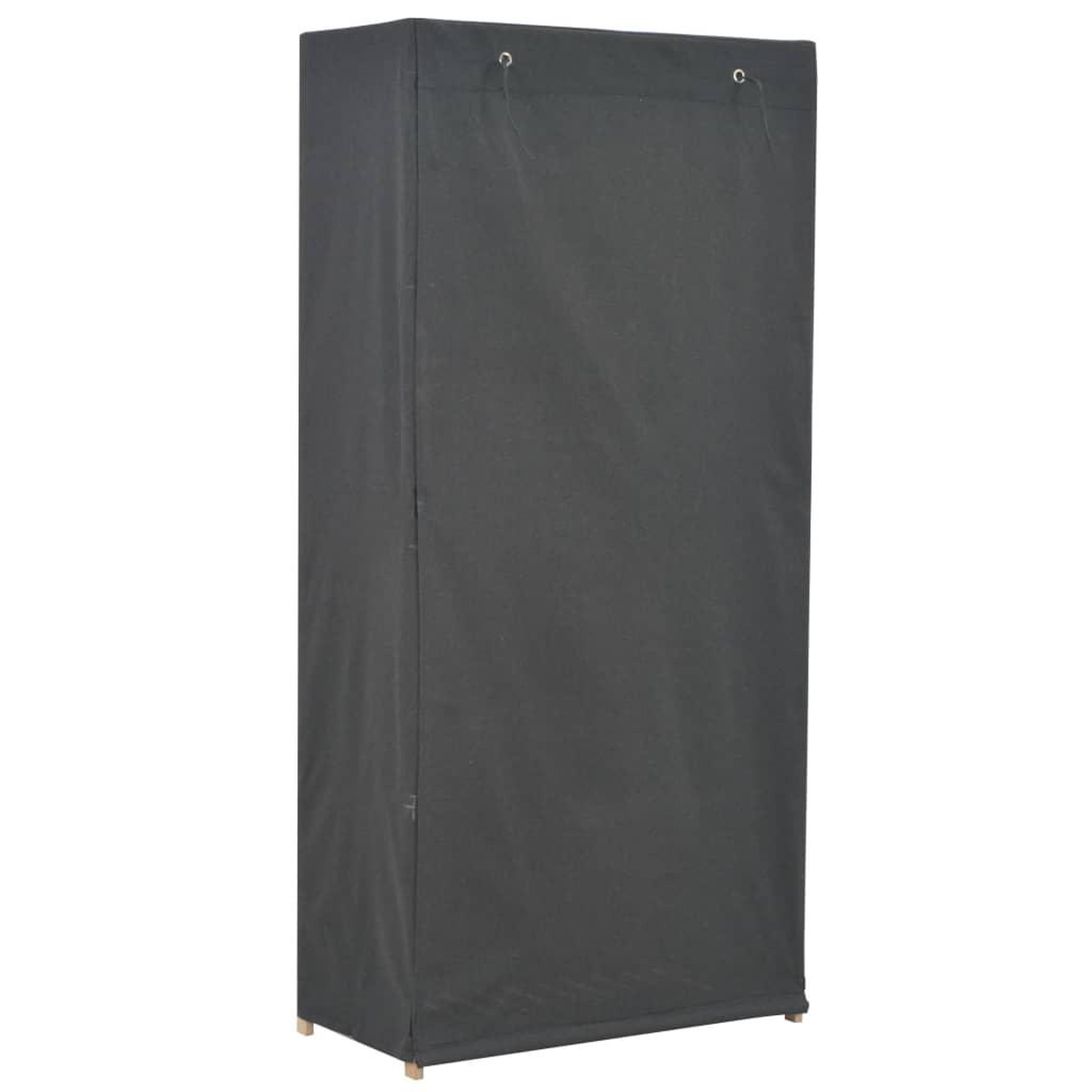 Voir la diapositive 3 : VIDAXL Garde-robe Gris 79 x 40 x 170 cm Tissu