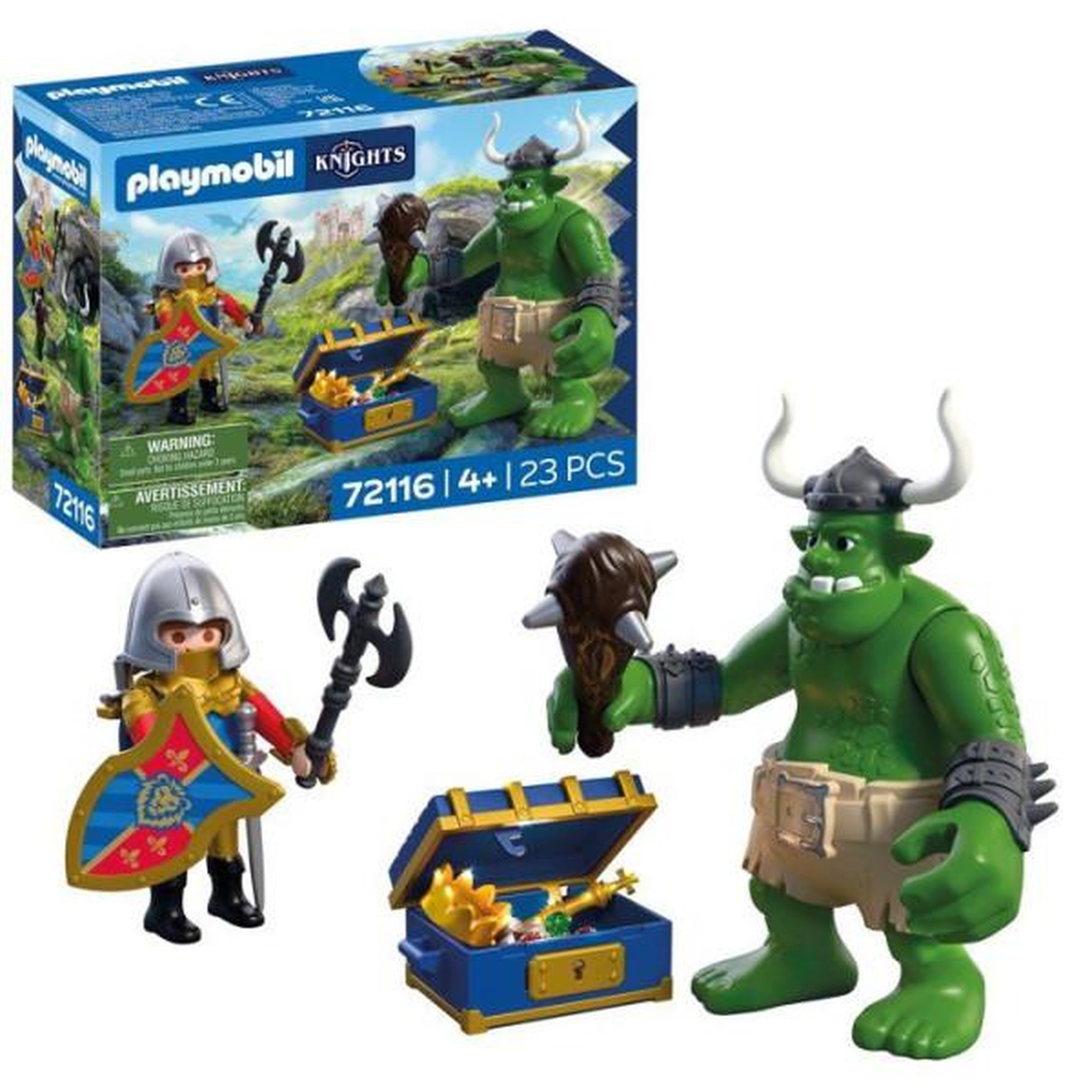 Voir la diapositive 5 : PLAYMOBIL Troll et le trésor des chevaliers du Lion