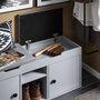 Voir la diapositive 4 : SOBUY SoBuy - Banc de rangement à chaussures avec 2 tiroirs - Moderne - FSR96