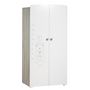 Voir la diapositive 5 : BABY PRICE Ensemble Lit bébé 60x120 cm + commode à langer + armoire TEDDY