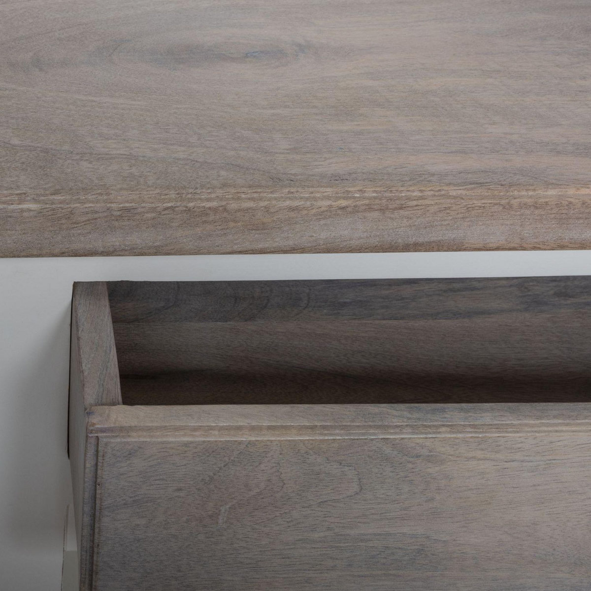 ATMOSPHERA Etagère avec range bouteilles en bois Aleria - L. 73 x H. 115 cm - Blanc