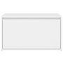 Voir la diapositive 5 : VIDAXL Banc d'entree 80x40x45 cm Blanc Bois d'ingenierie