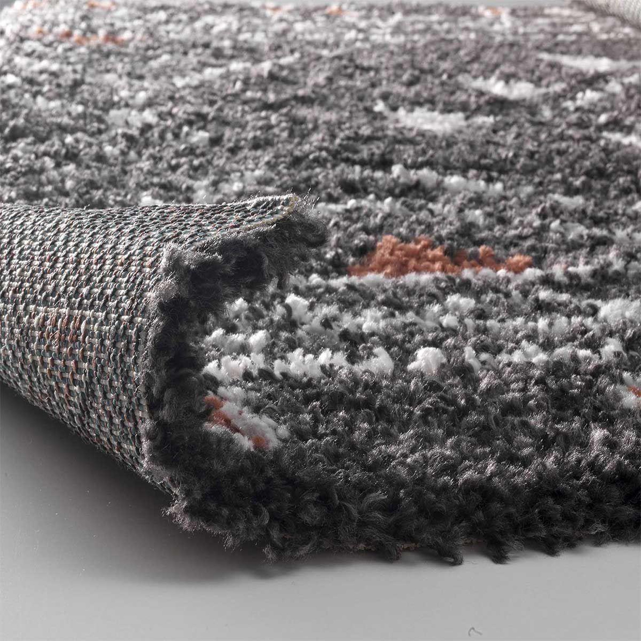 Voir la diapositive 2 : Douceur d'Intérieur Tapis déco à motifs  saharienne  120x170cm noir