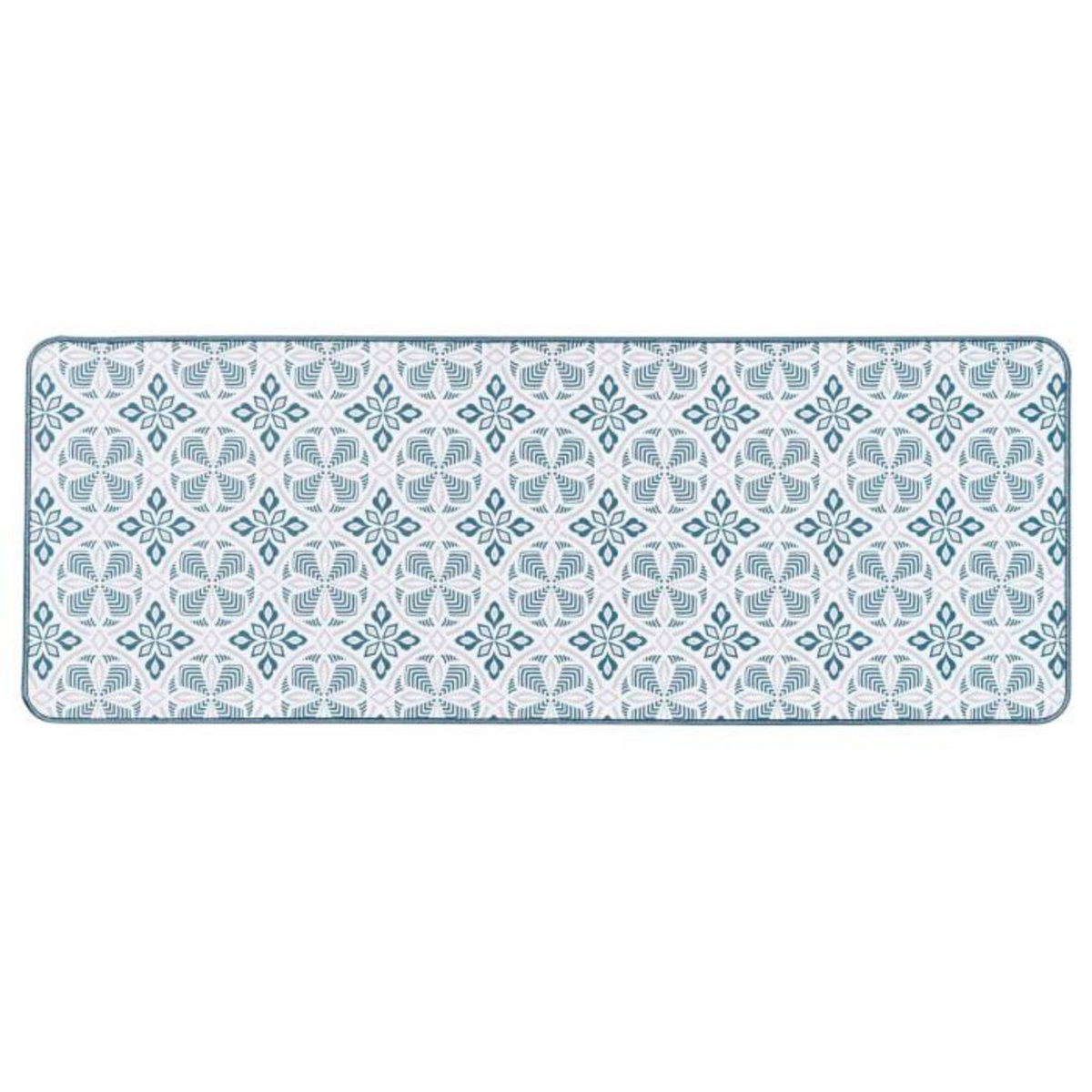 Paris Prix Tapis Déco Imprimé  Joan  45x120cm Bleu