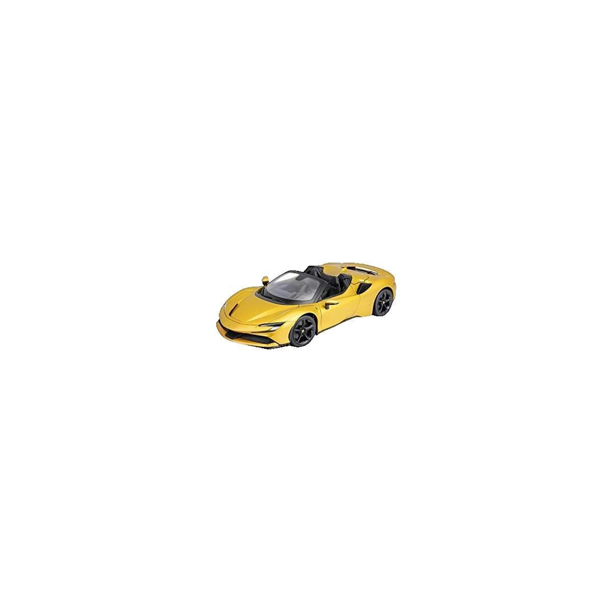 BBurago Modèle réduit voiture Bburago Ferrari SF90 Stradale Hybrid Spider 2021 Gold Metallic