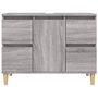 Voir la diapositive 5 : VIDAXL Meuble d évier sonoma gris 80x33x60 cm bois d ingénierie