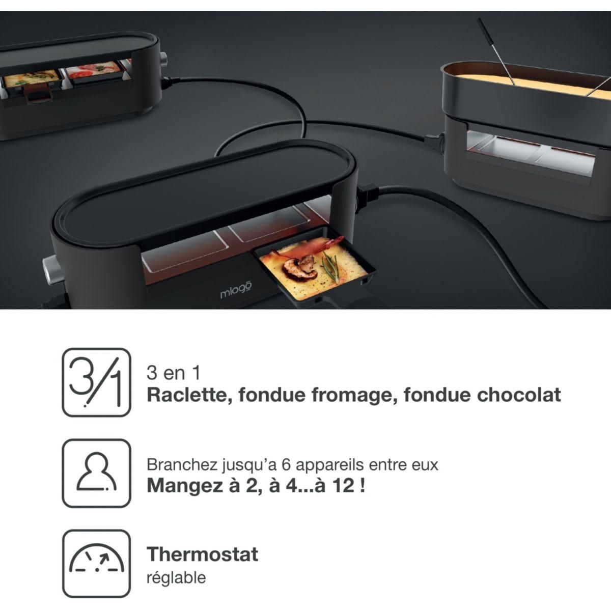 MIOGO Raclette Duo Multiplug