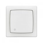 Legrand Interrupteur va-et-vient saillie à voyant, lumineux complet, LEGRAND Asl, blanc