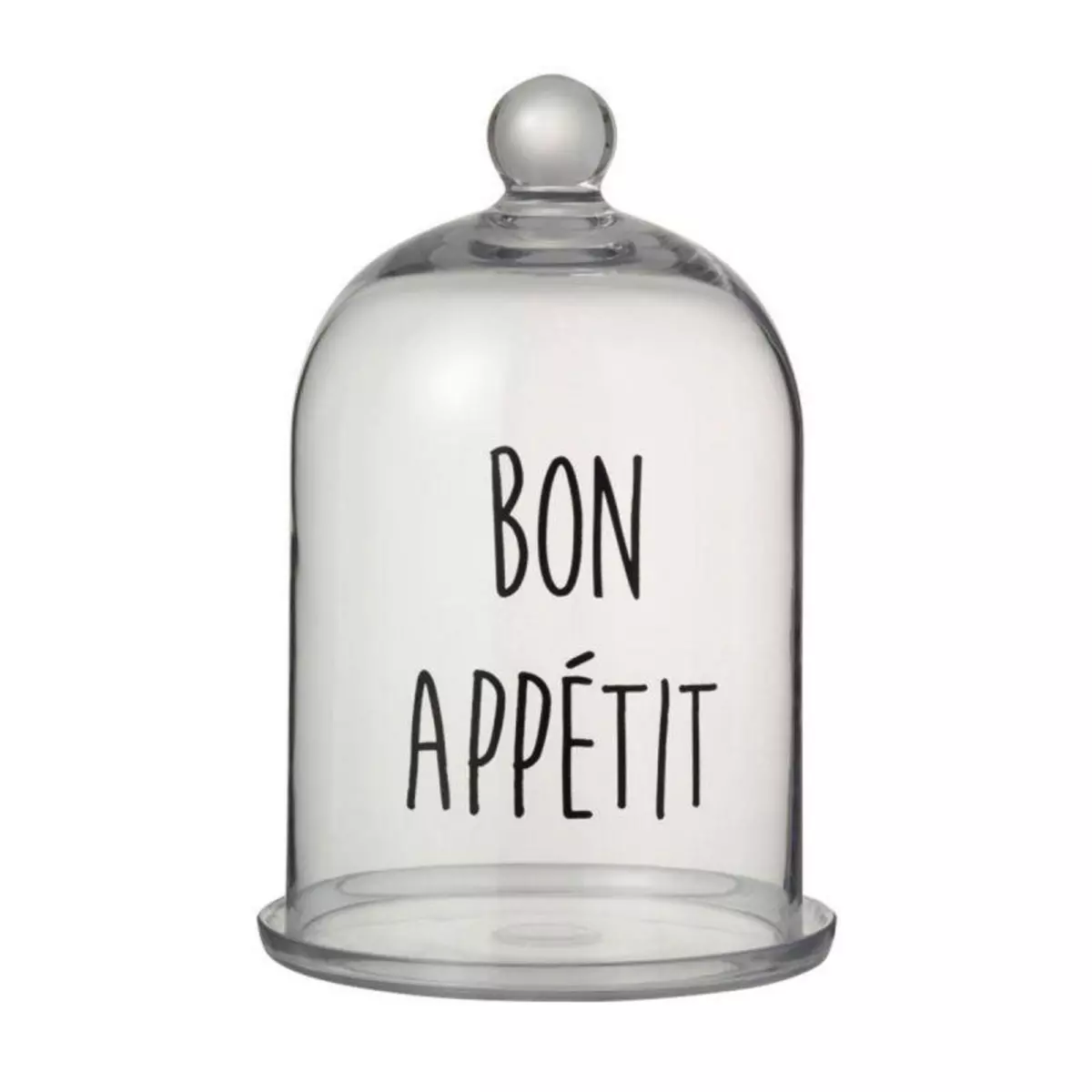 Paris Prix Cloche en Verre  Bon Appétit  31cm Transparent