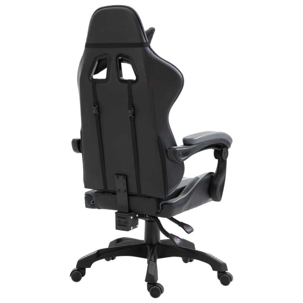 VIDAXL Chaise de jeu Gris Similicuir