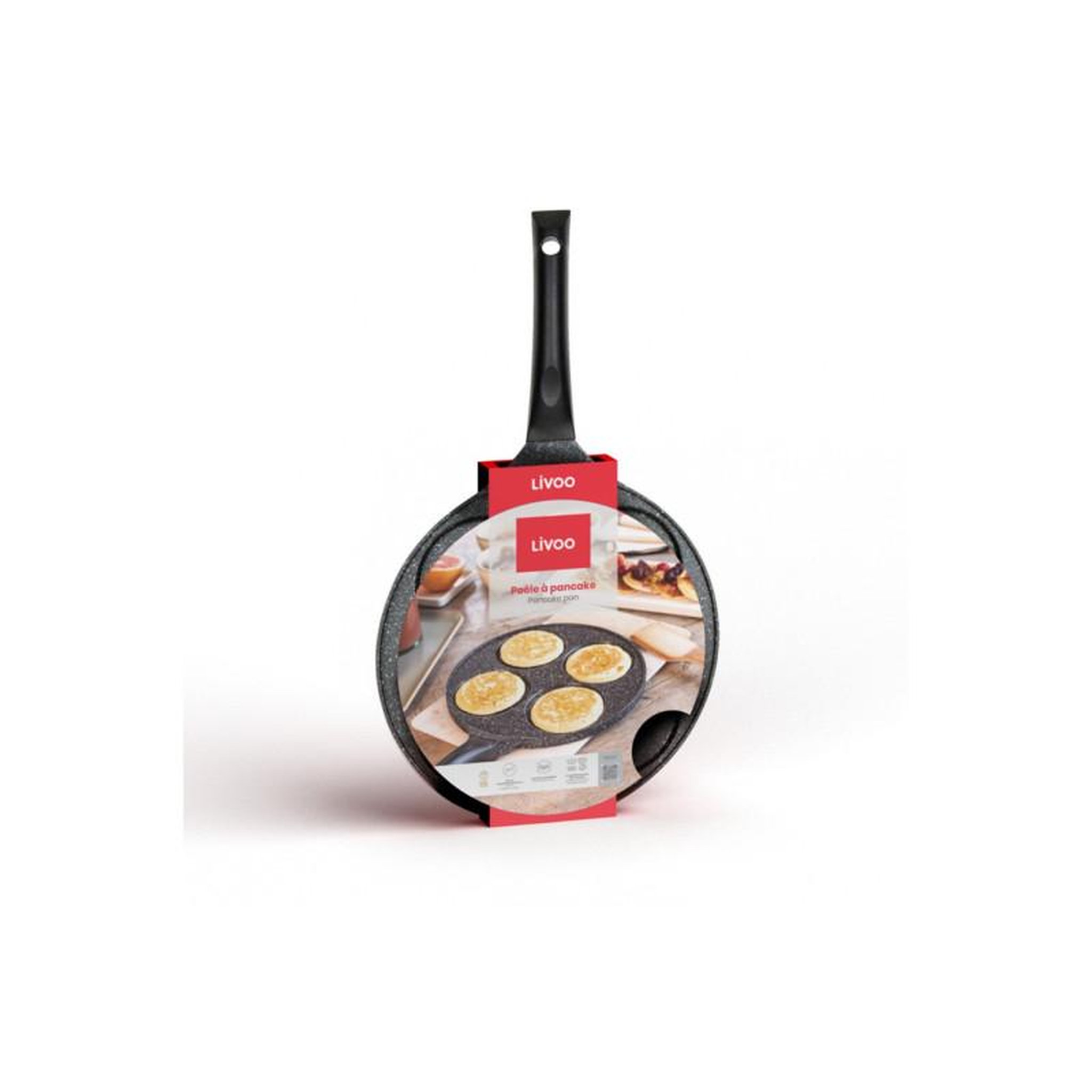 Voir la diapositive 5 : LIVOO Poêle à pancake 26cm - MEP148