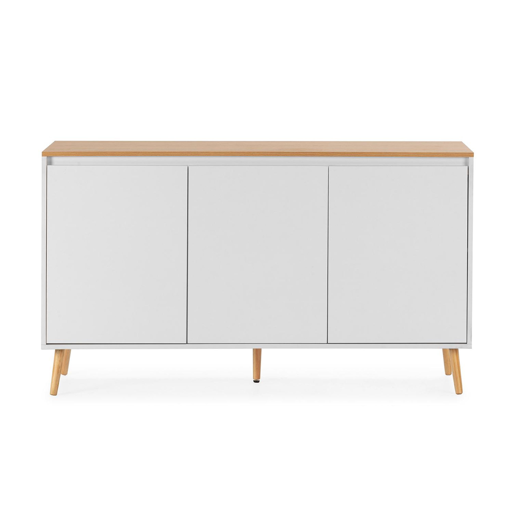 Voir la diapositive 4 : VS VENTA-STOCK Buffet Desi 3 portes couleur Blanc